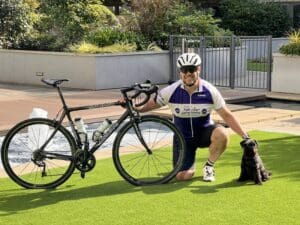 Baker with his Dog