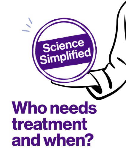 Science simplified- Who needs treatment and when?
